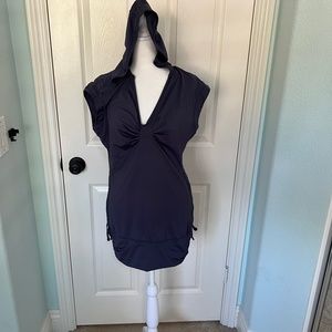 Zella sleeveless top with hood size XS